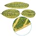Yosoo Bathroom Area Rug Leaf Pattern Microfiber Carpet Living Room Nursery Room Washable Floor Mat Kids Play Pad Comfortable Seat Cushion Creative Indoor Outdoor Soft Rug 45×75cm