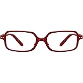 TIJN Magnus Blue Light Blocking Glasses for Women Men,Square Cat Eye Frame Bluelight Glasses for Gaming/Computer/Screen