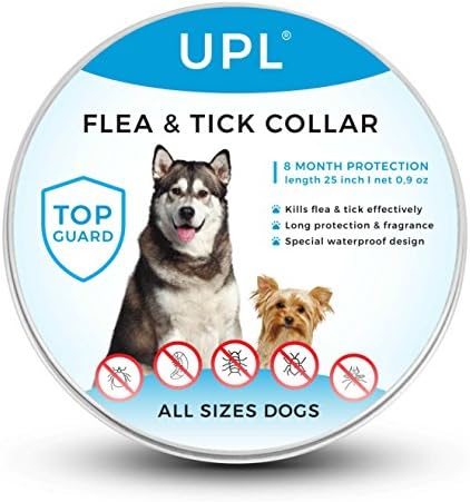 UPL Flea and Tick Prevention for Dogs, Flea and Tick collar for Dogs, One Size Fits All, 25 inch, 8 MONTH PROTECTION, Charity