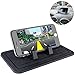Silicone Pad Car Dashboard Instrument Panel Non-slip Mat Phone Car Holder Desk Stand Cradle Dock Universal Phone Accessory Cell Phone Holder Compatible with All Mobile Phones