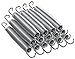 Machrus Upper Bounce Heavy-Duty Galvanized Steel Trampoline Springs 3.5-9 Inch - with Spring Pull T Hook Tool for Installation - Premium Quality Stainless Steel Trampoline Springs - Set of 15