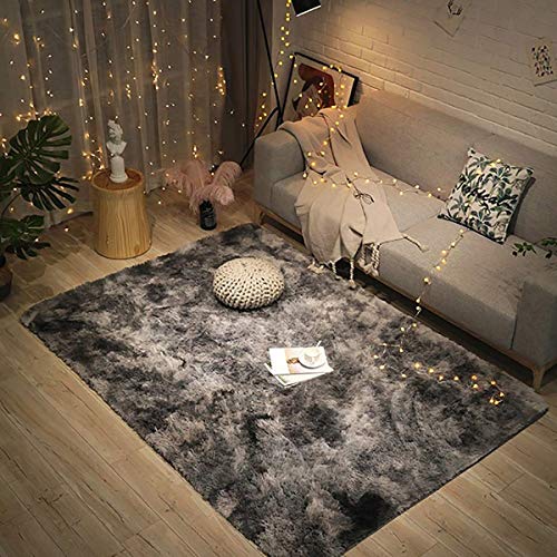 Rainlin Soft Fluffy Bedroom Rugs Indoor Shaggy Plush 6.6x10 Area Rug