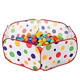 Kids & Toddlers Ball Pit Ball Tent Pop Up Outdoor & Indoor Ball Pool Playpen with Zippered Storage Bag, Great Gift Toys for Children( Balls Not Include )