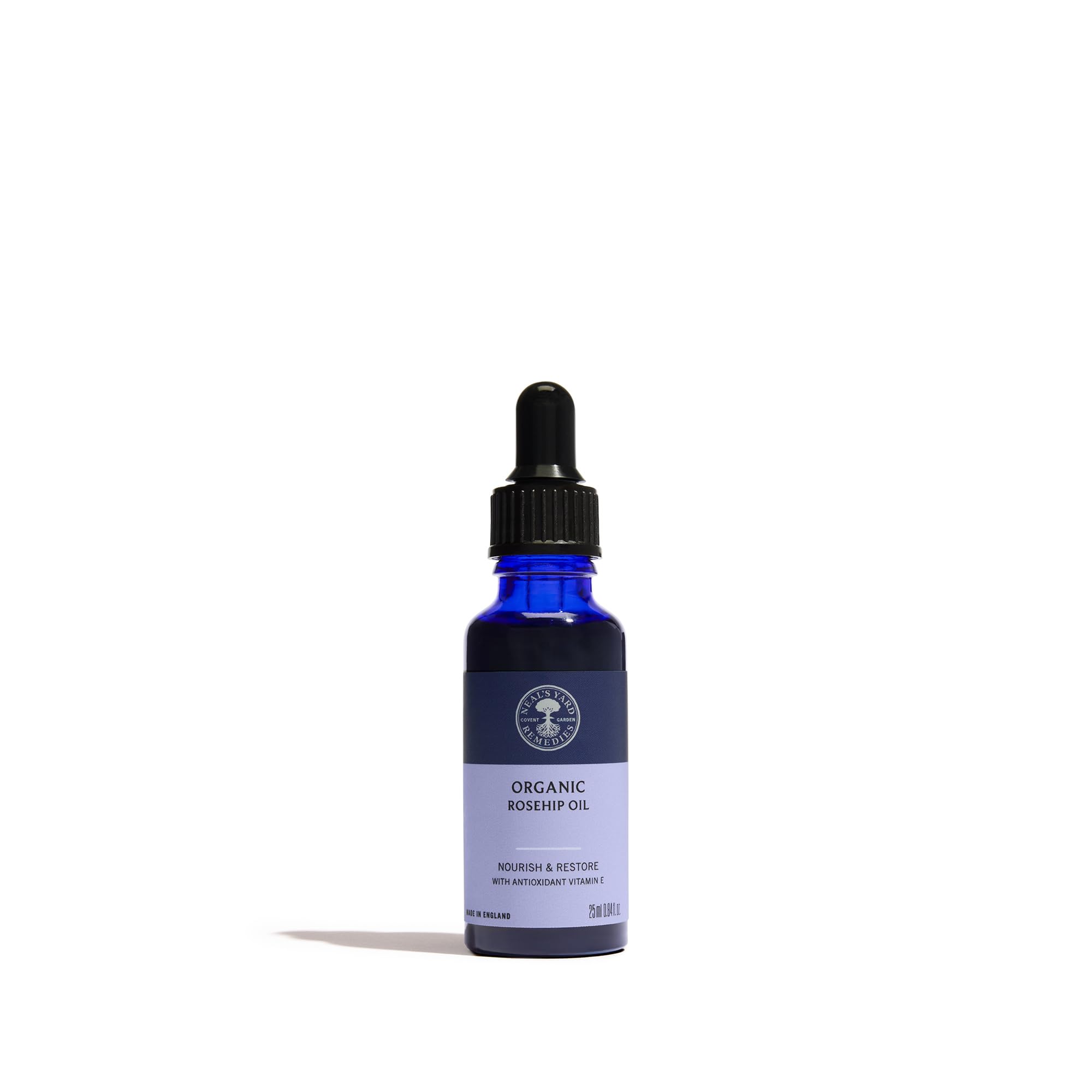 Neal's Yard Remedies Rosehip Oil, Rejuvenating & Nourishing Face Oil With Protective Vitamin E, Cruelty-Free, 25ml