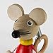 Wooden Mouse Baby and Children’s Toy on a Spring by Nook-Nookie Makes an Ideal Crib Mobile or Stroller Accessory for Language Cognitive Development and Fine Motor Skills