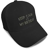 Speedy Pros Baseball Caps for Men & Women Embroidered Keep Calm It's My Birthday Embroidered Ladies & Men Baseball Hats
