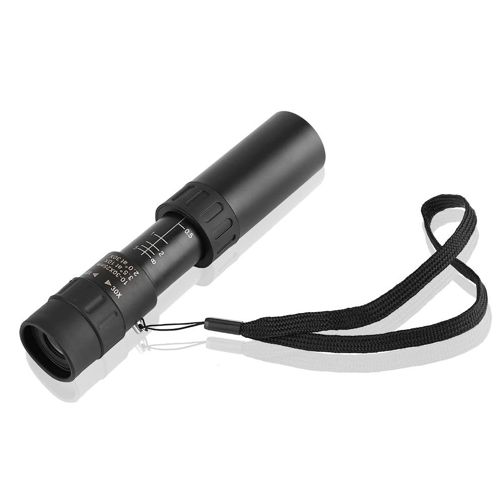 10-30x25 High Power HD Zoom Monocular Telescope,Portable Pocket Monocular,low-light night vision high-definition High-power Telescope,for Hiking/Hunting/Sightseeing/Bird Watching/Concert