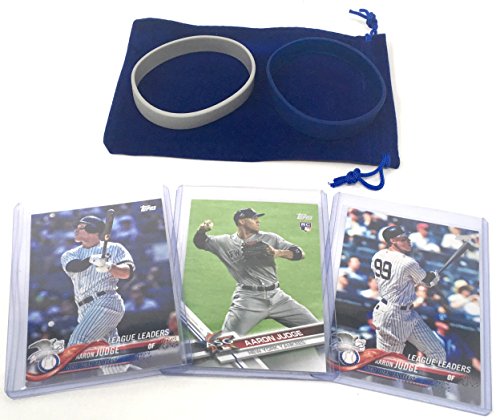 Aaron Judge Cards (5) – Assorted New York Yankees Baseball Card Bundle, Collectible Trading Cards