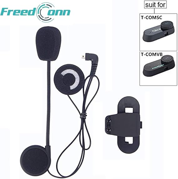 FreedConn Microphone + Headphone Headset & Clip Set Accessory For T
