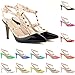 Loslandifen Ladies High Heels Party Wedding Count Pump Shoes