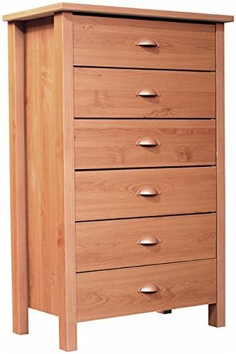 Amazon Com Venture Horizon 6 Drawer Chest Oak Kitchen Dining