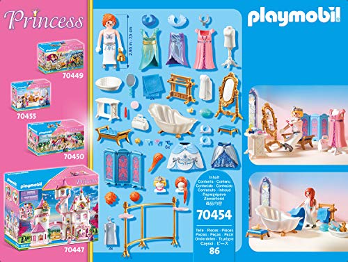 PLAYMOBIL Princess 70454 Ankleidezimmer mit Badewanne, Ab 4 Jahren – Bild 4