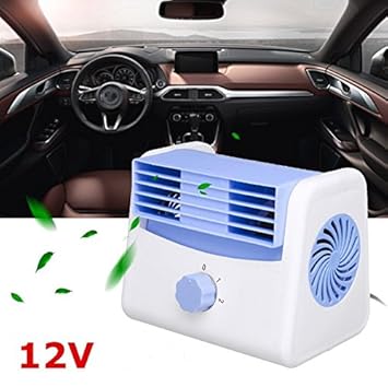 tragbare Auto Lüfter leise Geschwindigkeit einstellbar Mini Sommer Styling Zubehör (12V)