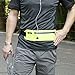 B-Land Running Belt - Water Resistant Runners Waist Pack Fanny Pack Workout Belt for Hiking - Adjustable Pouch Bag for iphone 6/7 /Plus Andriod Windows (Fluorescent Green)