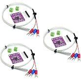 3sets MAX31865 Platinum Resistance Temperature Detector Module RTD Sensor PT100 PT1000 with PT100 Probe Wire 0.5M