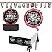 Vintage Dude Decoration Supply Pack Including Jointed Banner, Centerpiece, Balloon, and Tablecover