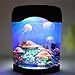 CALOVER Ocean Decor Electric Jellyfish Tank Aquarium Night Light with Color Changing Light Effects Home Decorations for Living Room