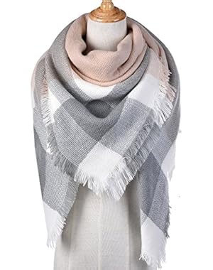 Baby Blanket Scarf Vest Sweater - Teens Unisex Plaid Shawl Poncho Blanket Throw Home Deco