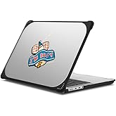 CASETiFY Bounce MacBook Pro 16-inch (M1-M5) Case [Enhanced Protective Corner Design/Ventilation Cutouts/Anti-Slip Grip] - I'm Busy by Ssebong - Clear Black