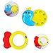 Niuniu Daddy 12 Pieces Baby Rattle and Teether Toy Play Set - Colors May Vary