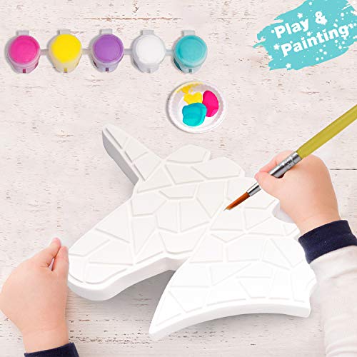 Eduzoo Paint Your Own Stepping Stone Art and Craft Painting Kit, DIY
