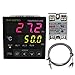 Inkbird Dual Digital PID Temperature Controller 2 Relay Thermostat 110-240V ITC-100VH + 40A SSR + K Sensor