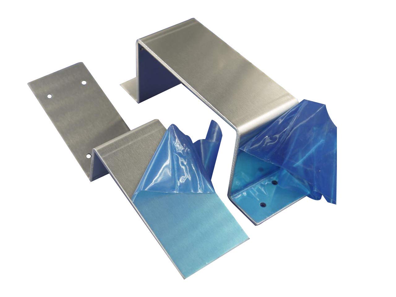 MACCANN&amp;ESSIN Door Barricade Closed Bar Holder 2x4 Drop Open Lock Bracket Brackets Security Bar Door Stopper Fits 2x4 Boards Lumber (1 Set Included Closed and Open Brackets with Screws)