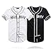 Mens Summer Casual Misbhv Baseball Short Sleeve Shirt