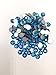 Jollin Glue Fix Crystal AB Flatback Rhinestones (ss20 576pcs, Peacock-Blue AB)