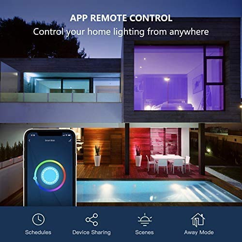 Smart Light Bulbs 2 Pack, Treatlife 2.4GHz Music Sync Color Changing Light Bulb, Works with Alexa, Google Home, A19 E26… - Image 3
