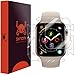 Skinomi Full Body Skin Protector Compatible with Apple Watch Series 4 (44mm)(3-Pack)(Screen Protector + Back Cover) TechSkin Full Coverage Clear HD Film