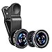 Cell Phone Camera Lens - Yarrashop 3 in 1 HD Clip-On Lens Kit for 180 Degree Fisheye Lens + 0.65X Wide Angle Lens + 10X Macro Lens for iPhone Xs Max/XR Samsung Huawei LG and Other Smartphone