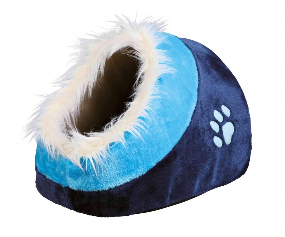 Trixie Minou Cuddly Cat /Dog Cave, 35X26 41cm, Dark Blue/Blue