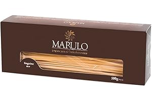 Marulo, Linguine, Italian Pasta Bronze Die Cut Artisan, Italian Pasta, Only 2 Ingredients,100% Durum Semolina. Imported Italian Pasta (1.1 Pound). Pasta from Campania.