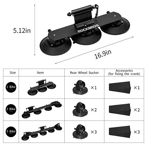 rockbros suction cup bike rack
