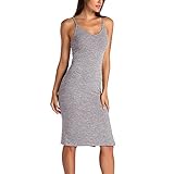 Paymenow Women Summer Sexy Casual Slim Bodycon Evening Party Cocktail Mini Dress (L, Gray)