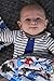 Snuggle Stuffs Unisex Baby Reversible Minky Dot Stroller Blanket (Choose Color) (Dinosaurs/Grey)