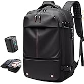 GLOAMFIORD Fiordpack Vacuum Backpack Travel (External Pump, 60L), TSA Lock, Expandable Vacuum Seal Compression Travel Backpack for 17" Laptop, Airline Approved