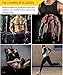 Junlan Men Weight Loss Shirts Waist Trainer Shaper Slim Tank Top Workout Exercise Vest (Sauna Tank Black, S)