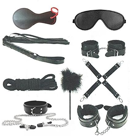 10 pcs coplay restraint kit - arm leg adjustable buckle - add duct tape bonus