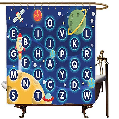 Skdsarts Shower Curtains Fabric Without Hooks Kids Activity Random
