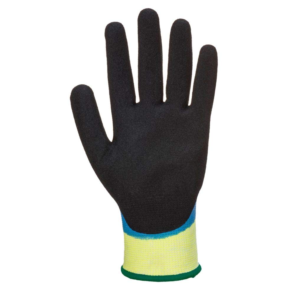 Portwest AP50 Aqua Cut Pro Glove Blue/Black, Small, Blue / Black