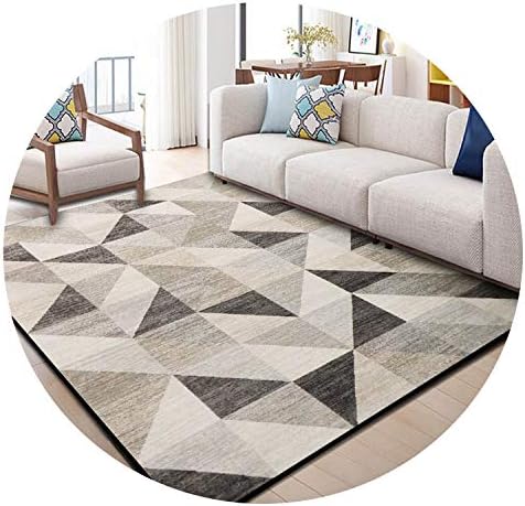 Geometric Modern Rugs for Living Room Home Nordic Carpet Bedroom Bed Blanket Area Rug Soft Study Room Teppich Rugs Floor,1,200X300Cm