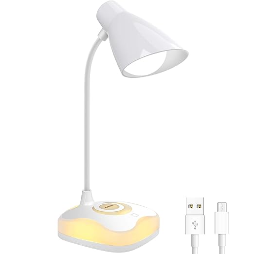 Lampada Da Tavolo Led Omeril Lampada Da Scrivania Per Cameretta Di Bambini Con Luce Calda Alla Base Ricaricabile Lampade Da Tavolo Con Sensore Touch