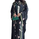 Neohavki Long chiffon Cardigan Abayas for Women's Muslim Kaftan Women Dubai Dress Hijabs dress