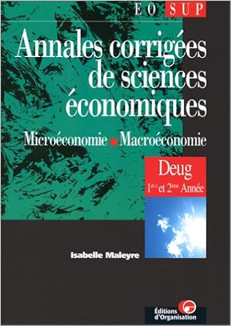 Economie Deug 1ere Et 2eme Annee Annales Corrigees De Sciences Economiques Microeconomie Et Macroeconomie Pdf Telecharger Jurgiuclubgonighperf