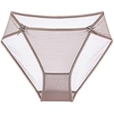 SilRiver Women's 100% Pure Silk Bikini Panties High Cut Breathable Underwear for Sensitive Skin Quick-Dry Travel-Friendly