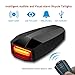 Intelligent Bike Tail Light,Wireless Anti-Theft Bicycle Alarm,USB Rechargeable Taillights,Waterproof Rear Bike LED with Remote Control and Bell for Mountain Accessories By XIAOKOA