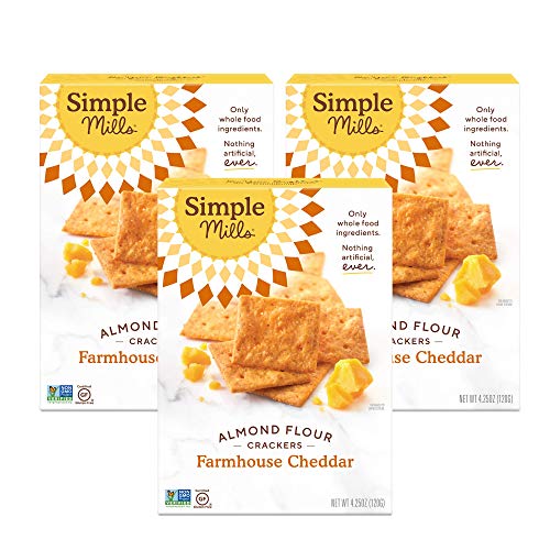 Simple Mills Almond Flour Crackers, Farmhouse Cheddar, Gluten Free