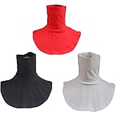 Women's 3 Pieces White Black Red Womens Mock Turtleneck Dickies Fake Collars Faux Turtleneck Blouse Dickiey Half Shirts